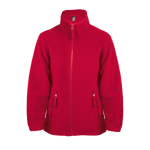 Polarfleece jas voor kinderen van polyester 300 g/m2 SOL'S North kleur rood vijfde weergave