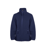 Polarfleece jas voor kinderen van polyester 300 g/m2 SOL'S North kleur donkerblauw