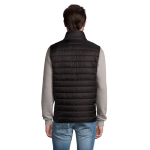 Nylon en polyester bodywarmer bedrukken SOL'S Wave 180 g/m2 kleur zwart tweede foto weergave
