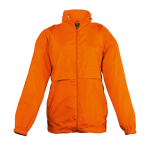 Waterdichte, winddichte kinderjassen bedrukken 210 g/m2 SOL'S Surf kleur oranje