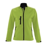 Waterdichte softshelljassen met logo voor dames 340 g/m2 SOL'S Roxy tweede weergave