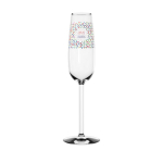 Kristallen champagneglas bedrukken van 220 ml Prestige kleur doorzichtig