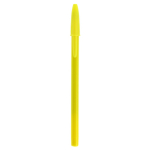 Goedkope bedrukte bic pen blauwe inkt BIC® Style Colors kleur geel