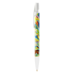 Pen BIC® Media Clic Clear | Blauwe inkt
