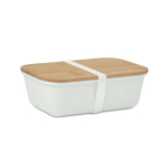 Lunchbox met bamboe deksel bedrukken met logo 1L Mix Bamboo