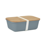 Lunchbox met bamboe deksel bedrukken met logo 1L Mix Bamboo