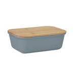 Lunchbox met bamboe deksel bedrukken met logo 1L Mix Bamboo