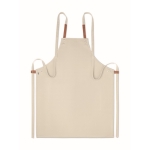 Schort laten bedrukken van biologisch katoen 340 g/m2 Organic Cotton kleur beige derde weergave