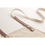 Schort laten bedrukken van biologisch katoen 340 g/m2 Organic Cotton kleur beige foto bekijken vierde weergave
