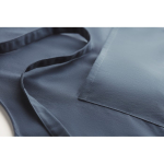 Schort met logo van biologisch katoen 200 g/m2 Eco Pocket kleur blauw foto bekijken vijfde weergave