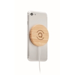 Draadloze magnetische bamboe opladers Magnet kleur hout hoofdweergave vijfde weergave