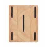 Houten messenset met opdruk inclusief standaard Wooden kleur hout zevende weergave