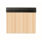 Bamboe-ijskrabber met logo met wisser Bamboo kleur hout tweede weergave