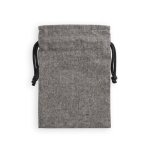 Cadeauzakje van gerecycled katoen 140 g/m2 Gift Recycled kleur zwart eerste weergave
