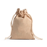 Cadeauzakje van gerecycled katoen 140 g/m2 Gift Recycled kleur naturel