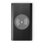 Draadloze oplader en powerbank van 4.000 mAh Powercard Chargepad kleur zwart