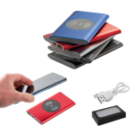 Draadloze oplader en powerbank van 4.000 mAh Powercard Chargepad diverse kleuren