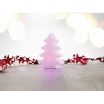 Kunststof boompje met gekleurde lampjes ter decoratie Tree kleur wit vierde sfeervolle weergave