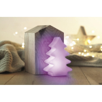 Kunststof boompje met gekleurde lampjes ter decoratie Tree kleur wit