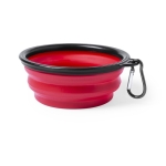 Reisset voor eten en drinken voor huisdieren Takeaway kleur rood vierde weergave