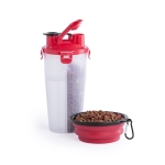 Reisset voor eten en drinken voor huisdieren Takeaway kleur rood vijfde weergave