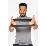 Set van 4 elastische fitnessbanden met hoesje Strong kleur zwart sfeer weergave 4