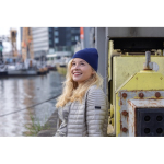 Eco-wintermutsen bedrukken met logopatch Classic Eco kleur marineblauw