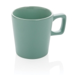 Mok met glanzende binnenkant en matte buitenkant 300 ml Long kleur groen