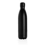 Grote stalen fles met thermosfunctie 750ml kleur zwart tweede weergave