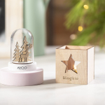 Vanille geurkaars in sterrendoosje Xmas Star zesde weergave