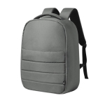Gerecycleerde antidiefstalrugzakken met trolley-accessoire Minimal kleur grijs  negende weergave