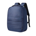 Gerecycleerde antidiefstalrugzakken met trolley-accessoire Minimal kleur marineblauw  negende weergave