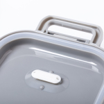 Thermos lunchboxen met logo in staal met vakken 850ml Foodie