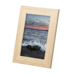 Rechthoekige houten fotolijst met logo 10x15cm Wood kleur hout tweede weergave