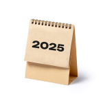 Bureaukalender 2025 van gerecycled karton met ringen derde weergave