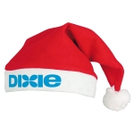 Klassieke kerstmuts met logo in diverse kleuren Santa Colors