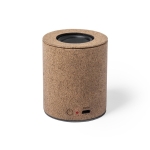 Compacte eco kurk speaker met bluetooth Natural Cork kleur naturel vierde weergave