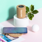 Compacte eco kurk speaker met bluetooth Natural Cork kleur naturel zevende weergave