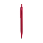 Budget pennen met glanzende afwerking bedrukken Monocolor kleur rood  negende weergave