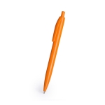 Budget pennen met glanzende afwerking bedrukken Monocolor kleur oranje derde weergave