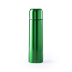 Stalen bedrukte thermosfles met bekerdop 500ml Basic XL kleur groen  negende weergave