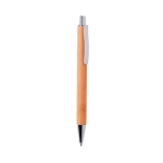 Bamboe pennen met metale clip en blauwe inkt Bamboo Nature kleur naturel vierde weergave