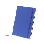Goedkope notitieboekjes bedrukken met logo A5 notities kleur blauw zesde weergave