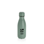 Zeer kleine stalen thermosfles met logo 260ml Lifestyle Premium Mini met afdrukgebied