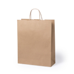 Grote gepersonaliseerde kraftzakken 115 g/m2 Craft large kleur naturel eerste weergave