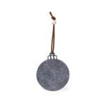 Promotionele kerstdecoraties van vilt om op te hangen Xmas Fantasy kleur grijs  negende weergave