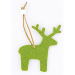 Promotionele kerstdecoraties van vilt om op te hangen Xmas Fantasy kleur groen