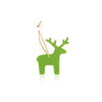 Promotionele kerstdecoraties van vilt om op te hangen Xmas Fantasy kleur groen  negende weergave