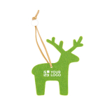 Promotionele kerstdecoraties van vilt om op te hangen Xmas Fantasy met jouw bedrukking