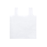 Goedkope RPET gerecycleerde tas bedrukken Fold & Hook kleur wit  negende weergave
